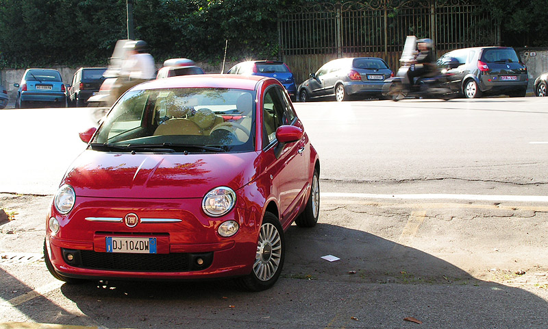 Первый тест FIAT 500