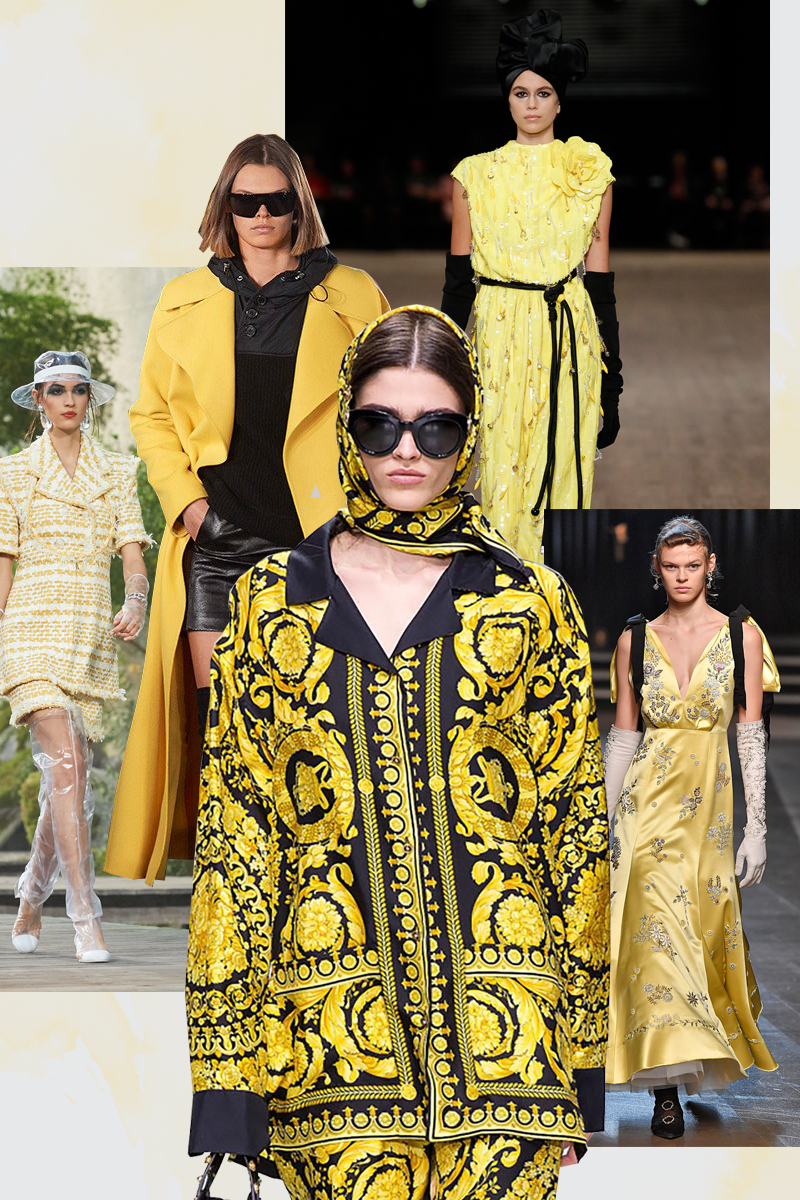 Модели с показов Chanel; Marc Jacobs; Erdem; Versace; Ralph Lauren