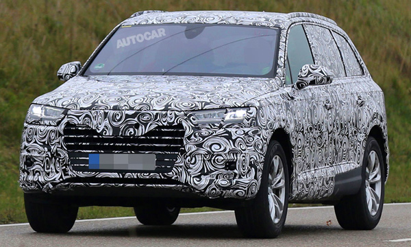 Новое поколение Audi Q7 получит матричную оптику