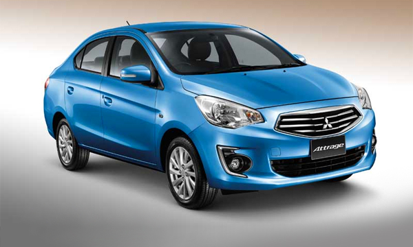 Mitsubishi Attrage: в пользу бедных