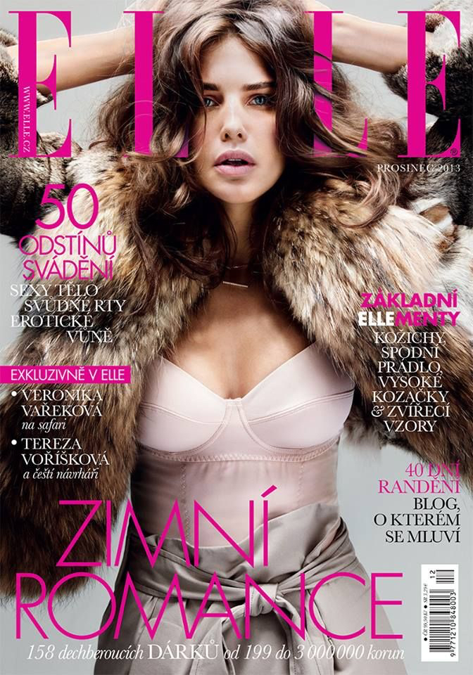 Обложка журнала Elle Чехия, декабрь 2013