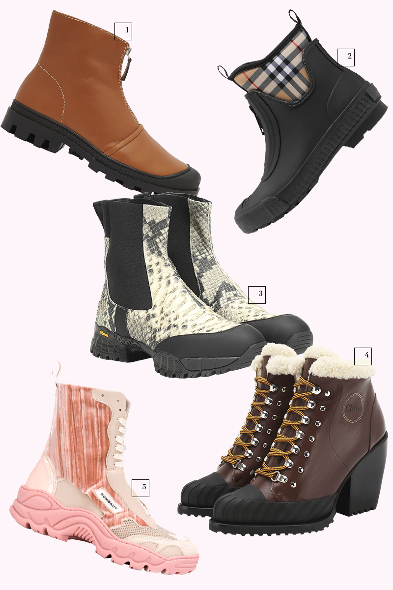 1) Loewe (Matches Fashion), 45 965 руб.
2) Burberry (ЦУМ), 23 100 руб.
3) 1017 ALYX 9SM (My Theresa), €620
4) Chloé (Третьяковский проезд), 74 250 руб.
5) Rombaut (Farfetch), 26 531 руб.