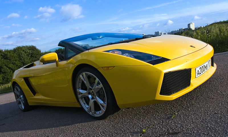 Прекрасная Lamborghini Gallardo Spider