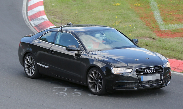 Новый Audi A5 Coupe замечен на тестах