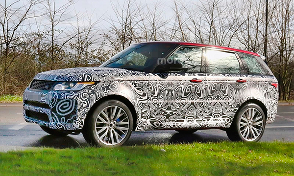 Обновленный внедорожник Range Rover Sport SVR получит 576-сильный мотор