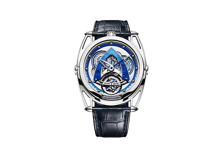 Часы DB28 Steel Wheels Sapphire Tourbillon, De Bethune