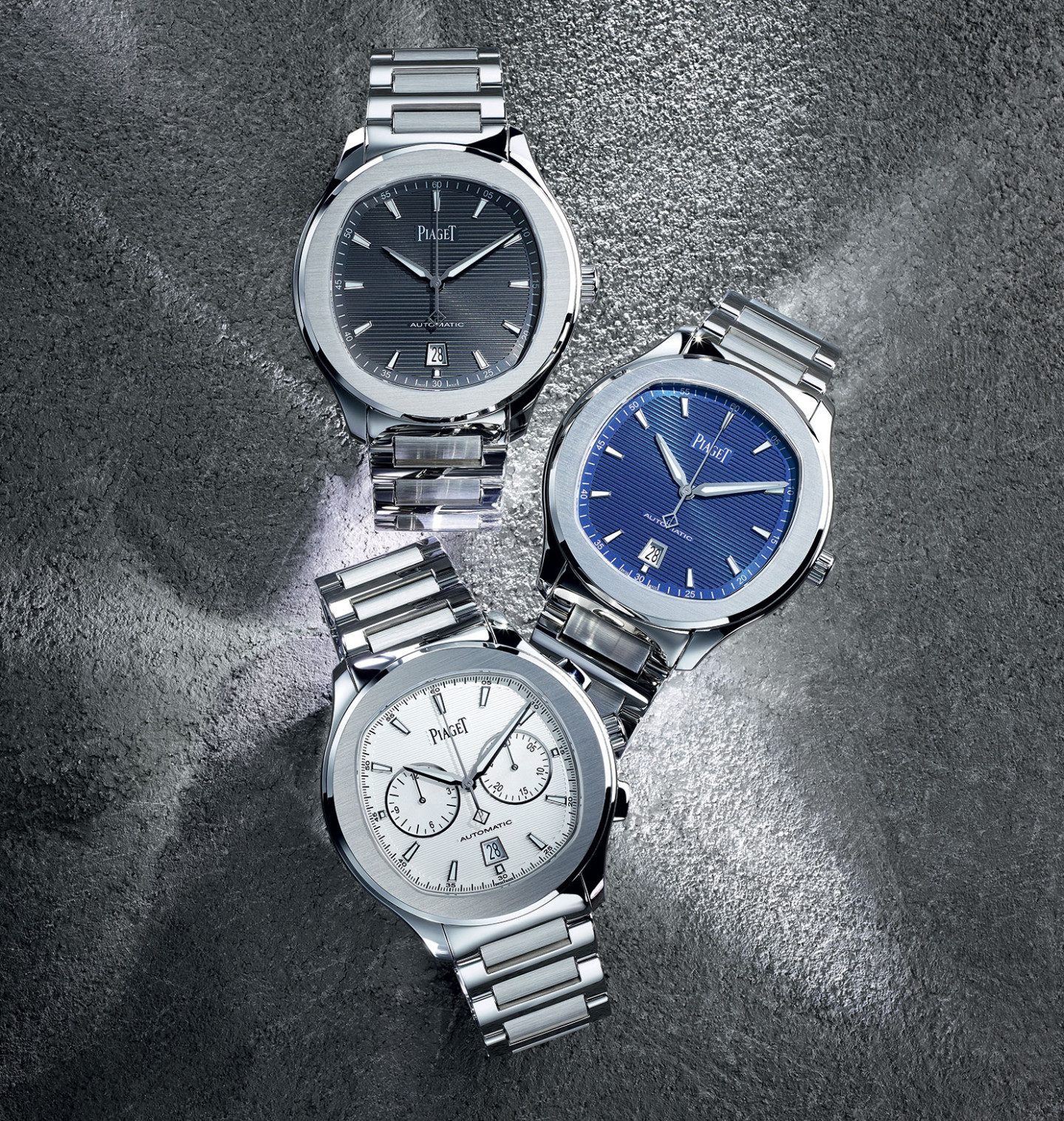 Линия стальных часов Piaget Polo S