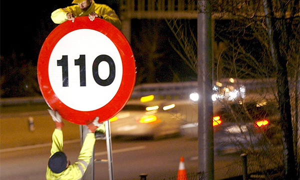 На некоторых участках МКАД могут разрешить скорость 110 км\ч