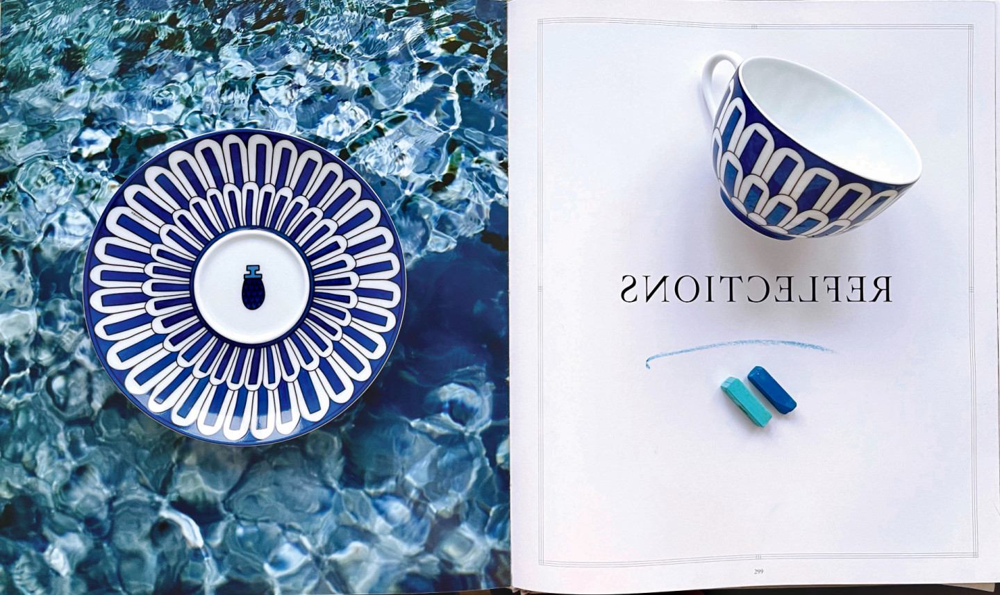 Чайная пара Bleus D`Ailleurs, Hermès
