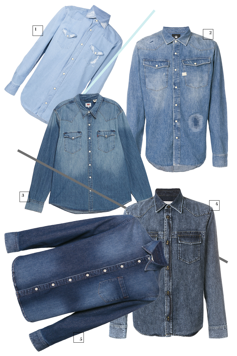 1. Eleventy (Farfetch) — 17 803 руб.
2. G-Star (Farfetch) — 9 964 руб.
3. Levi’s (Aizel) — 5 500 руб.
4. Maison Margiela (Farfetch) — 31 569 руб.
5. Zadig & Voltaire (Farfetch) — 13 024 руб.