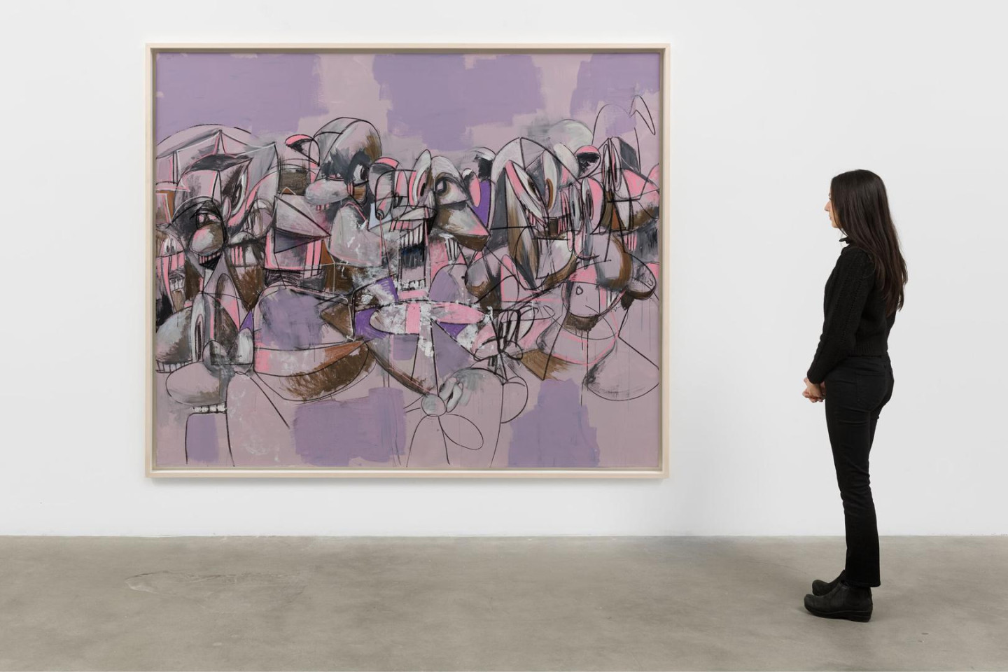 Джордж Кондо, Purple Compression, 2011. Галерея Hauser & Wirth