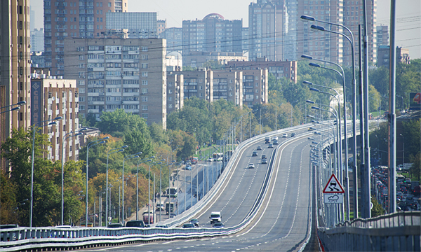 На Можайском шоссе открыли самую длинную эстакаду в Европе