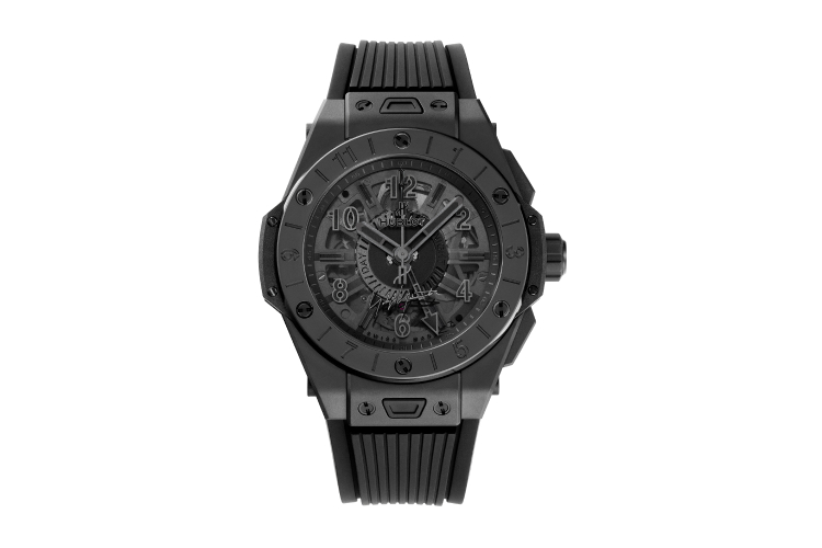 Часы Big Bang GMT All Black Yohji Yamamoto, Hublot