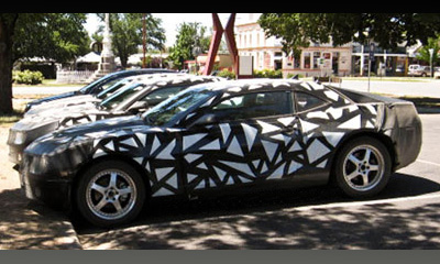 Chevrolet Camaro 2009 поймали на тестах в Австралии