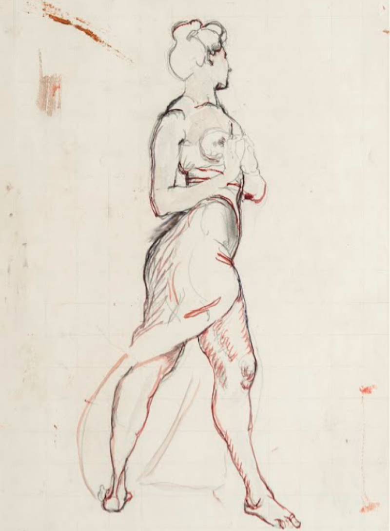 Фердинанд Ходлер, этюд, 1901