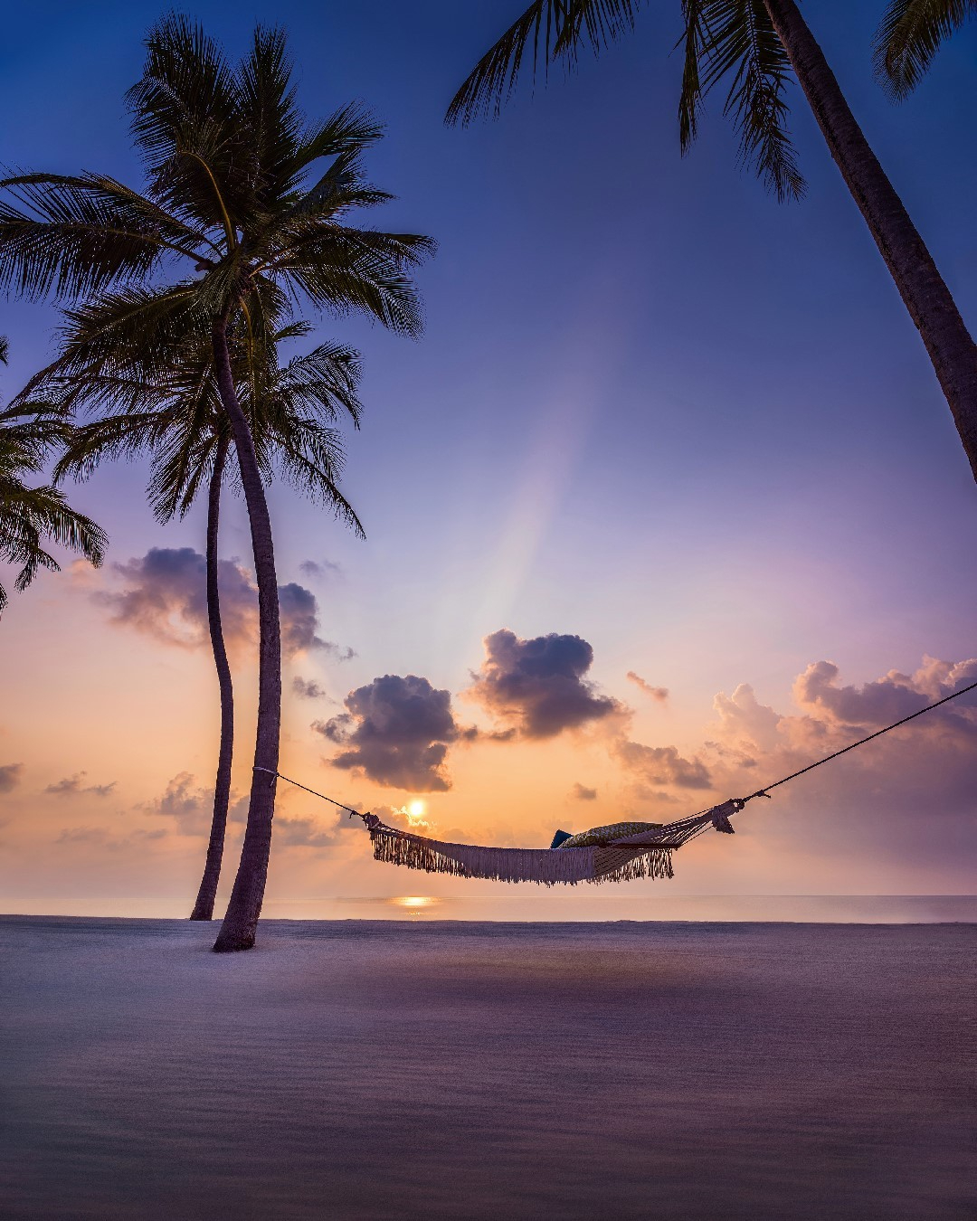 Закат на курорте One&Only Reethi Rah (Мальдивы)