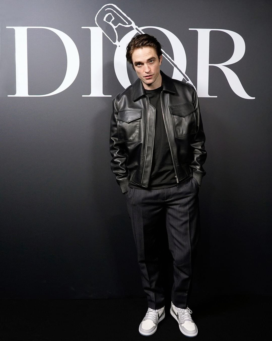 На показе коллекции Dior Men сезона осень-зима 2020/21