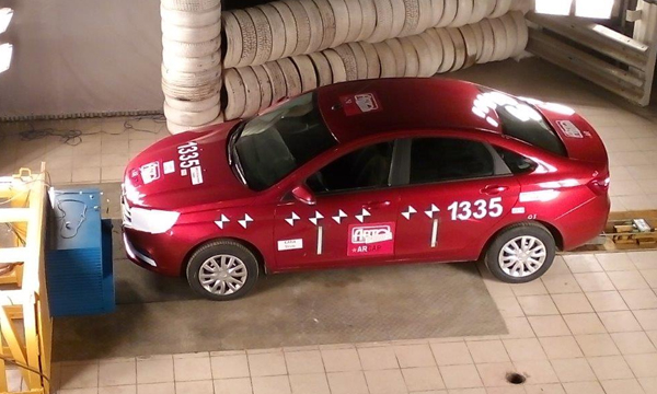 Lada Vesta получила наивысший рейтинг безопасности по итогам краш-теста