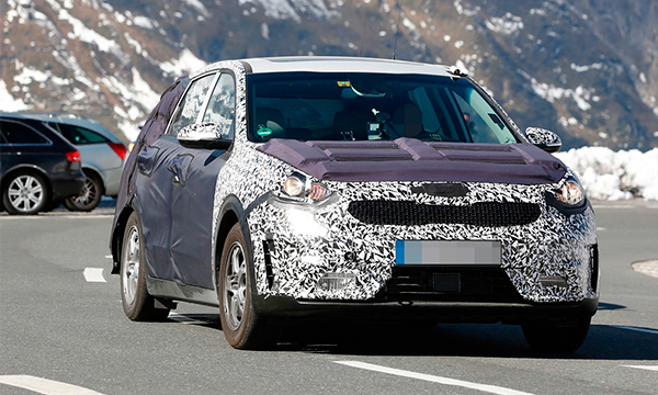 Гибридный кроссовер Kia Niro замечен на тестах