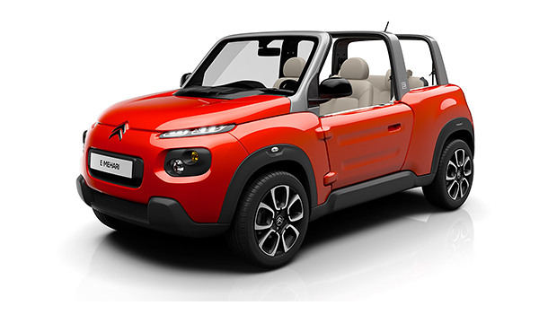 Citroen представил кроссовер с открытым верхом E-Mehari