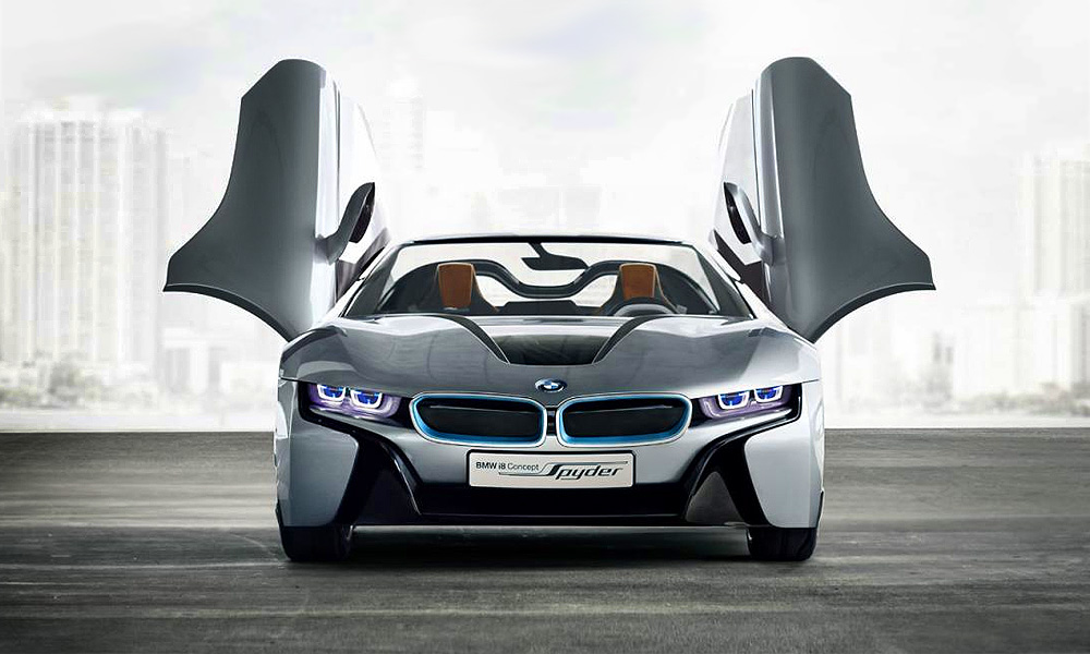 Электрическому BMW i8 сорвало крышу. ФОТО