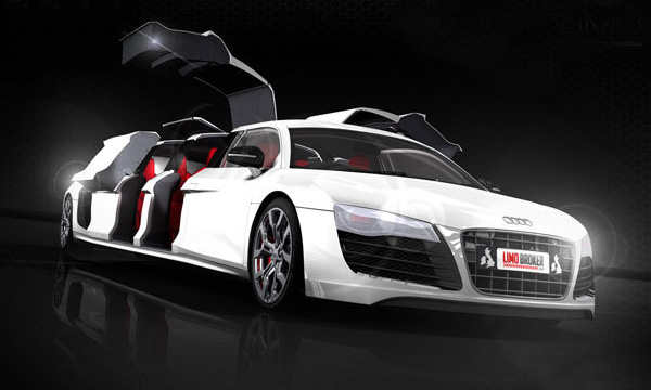 Audi R8 stretch limo