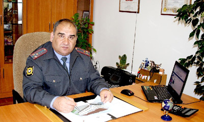 Начальник Управления ГИБДД МВД по РА полковник полиции Чиназиров Алий Казбекович