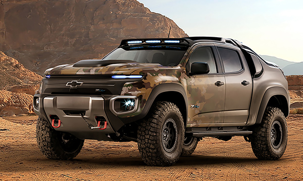 Chevrolet построил водородный пикап для армии США