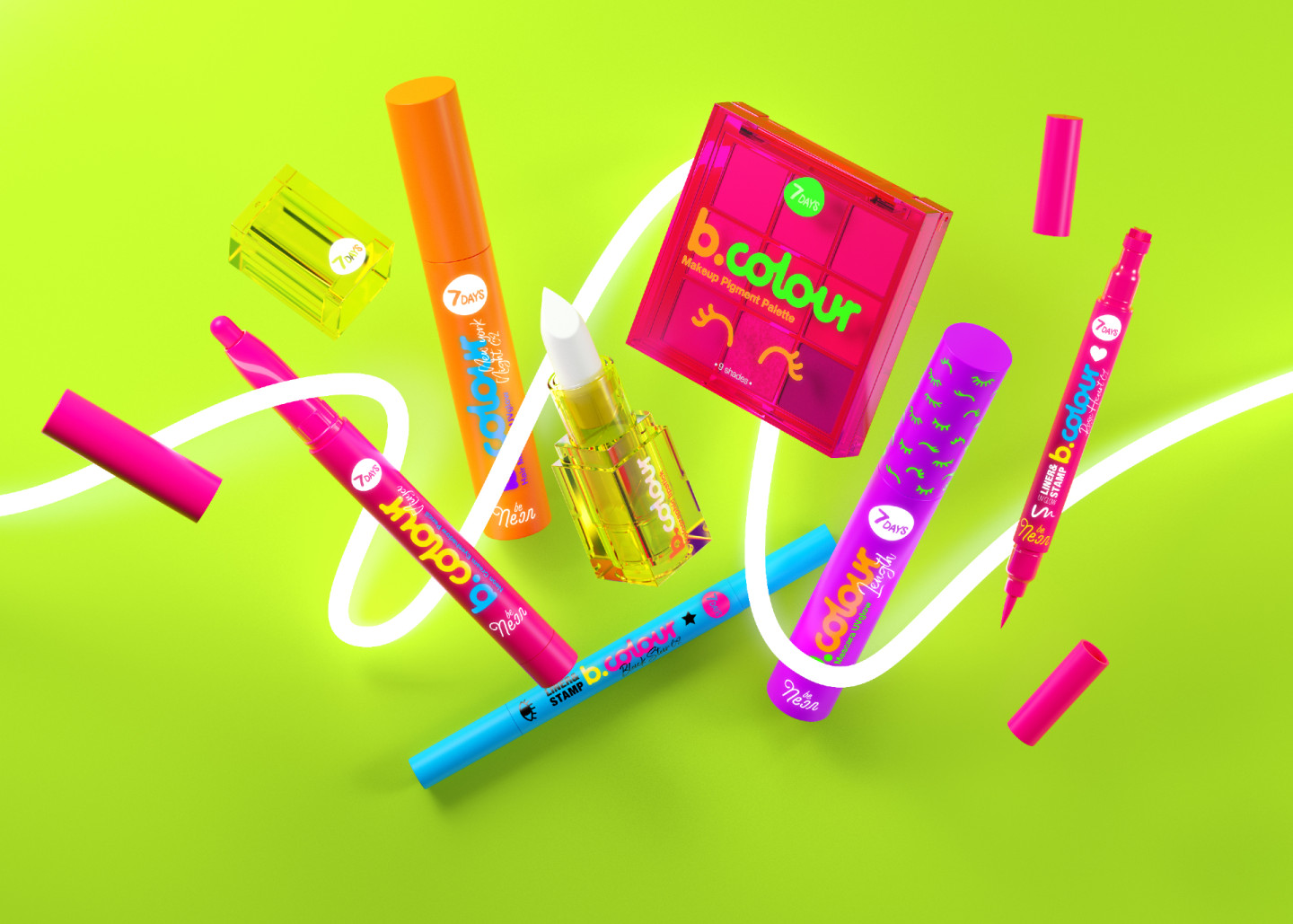 Весенняя коллекция макияжа B.Colour, 7Days