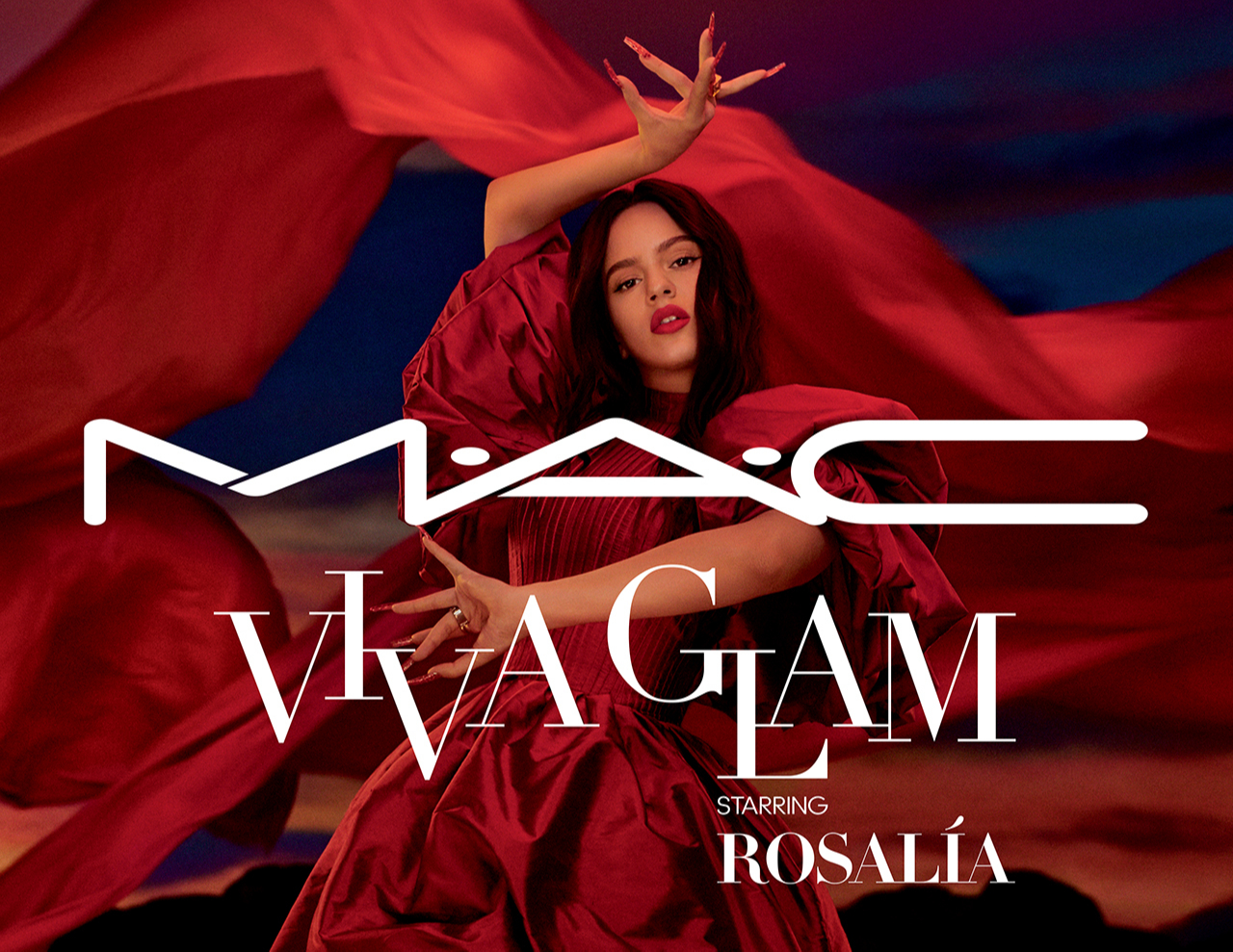 Певица Росалия в рекламной кампании помады Viva Glam, M·A·C