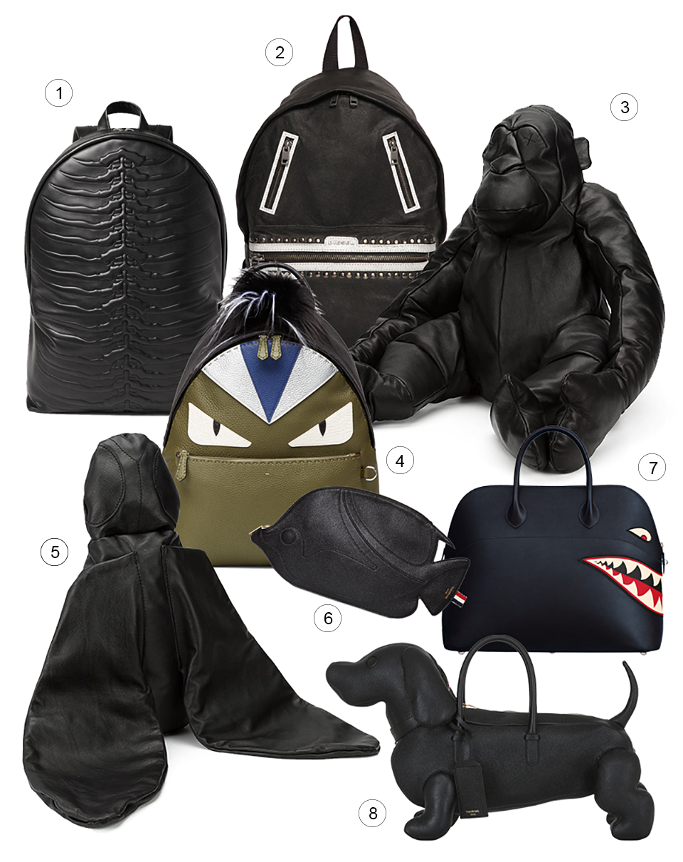 1 Alexander McQueen | 2 Diesel | 3 Christopher Raeburn | 4 Fendi | 5 Area Di Barbara Bologna | 6 Thom Browne | 7 Hermès | 8 Thom Browne