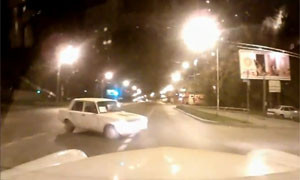 Борец с хамами на дороге разбил свой автомобиль