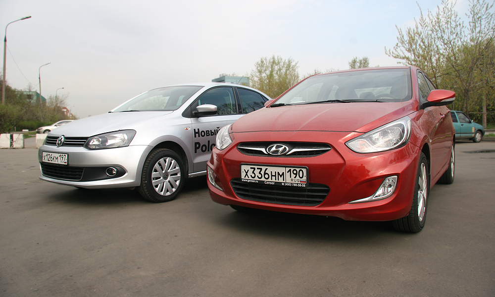 VW Polo Sedan – Hyundai Solaris. Мужчины против женщин