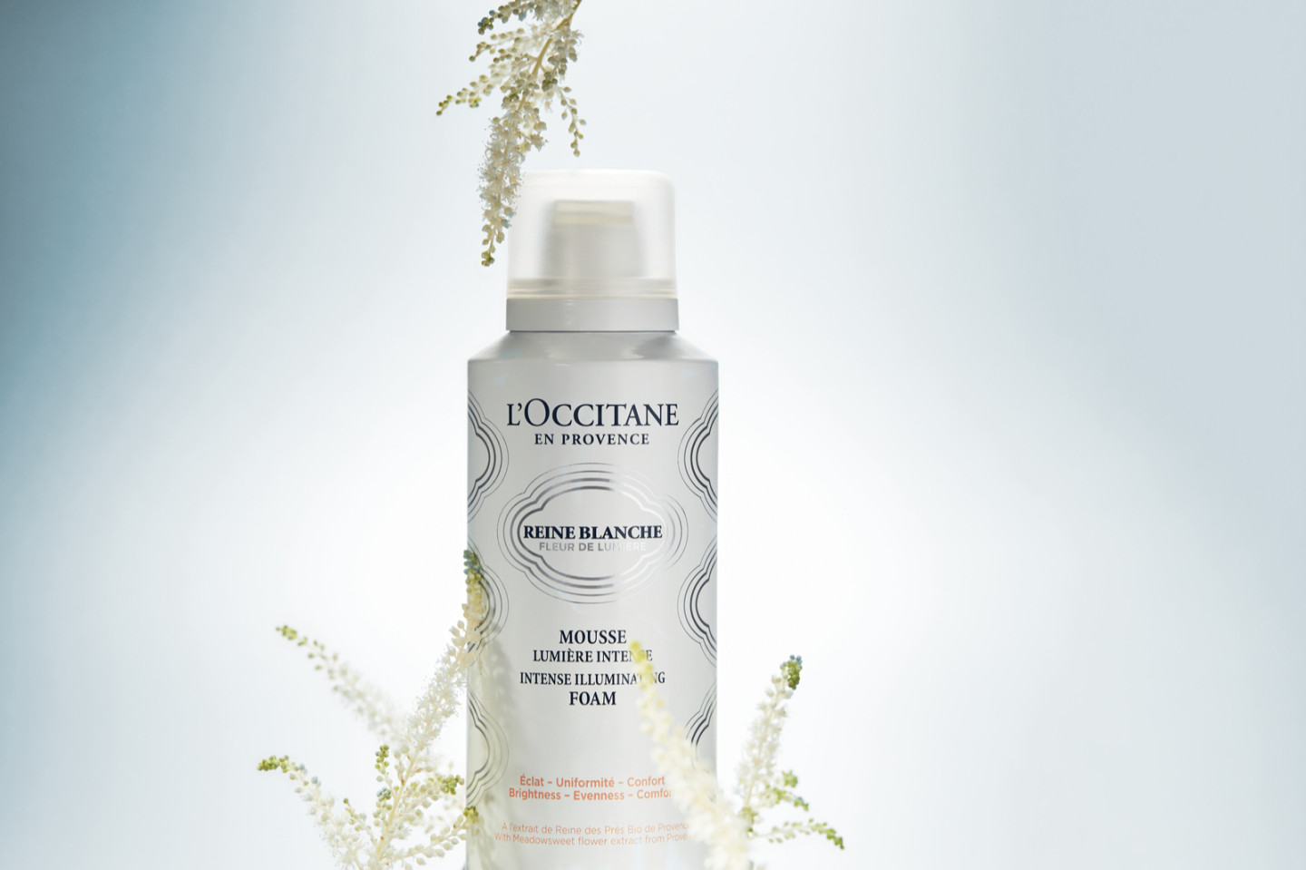 Очищающий мусс для умывания «Белая Королева», L'Occitane