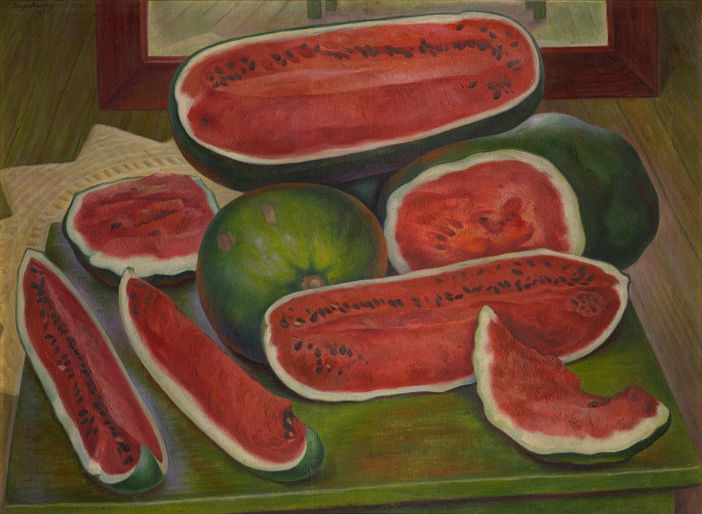 Диего Ривера. Арбузы. 1957