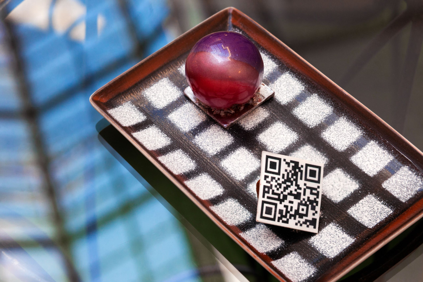 Десерт «Планета Recycle» со съедобным QR-кодом