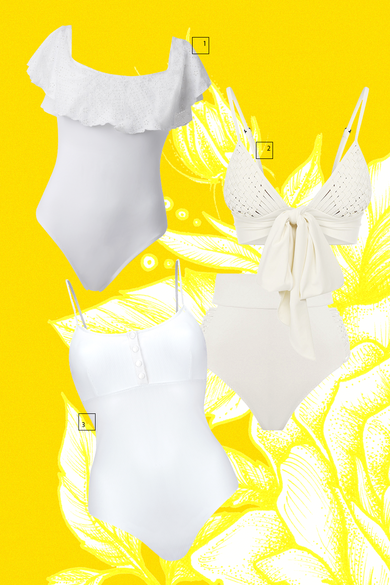 1) Calzedonia, 7499 руб.
2) Clube Bossa (ЦУМ), 13 300 руб.
3) Melissa Odabash, 29 240 руб.