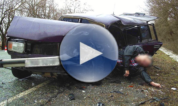 Дорожные войны. Видео самых жутких аварий