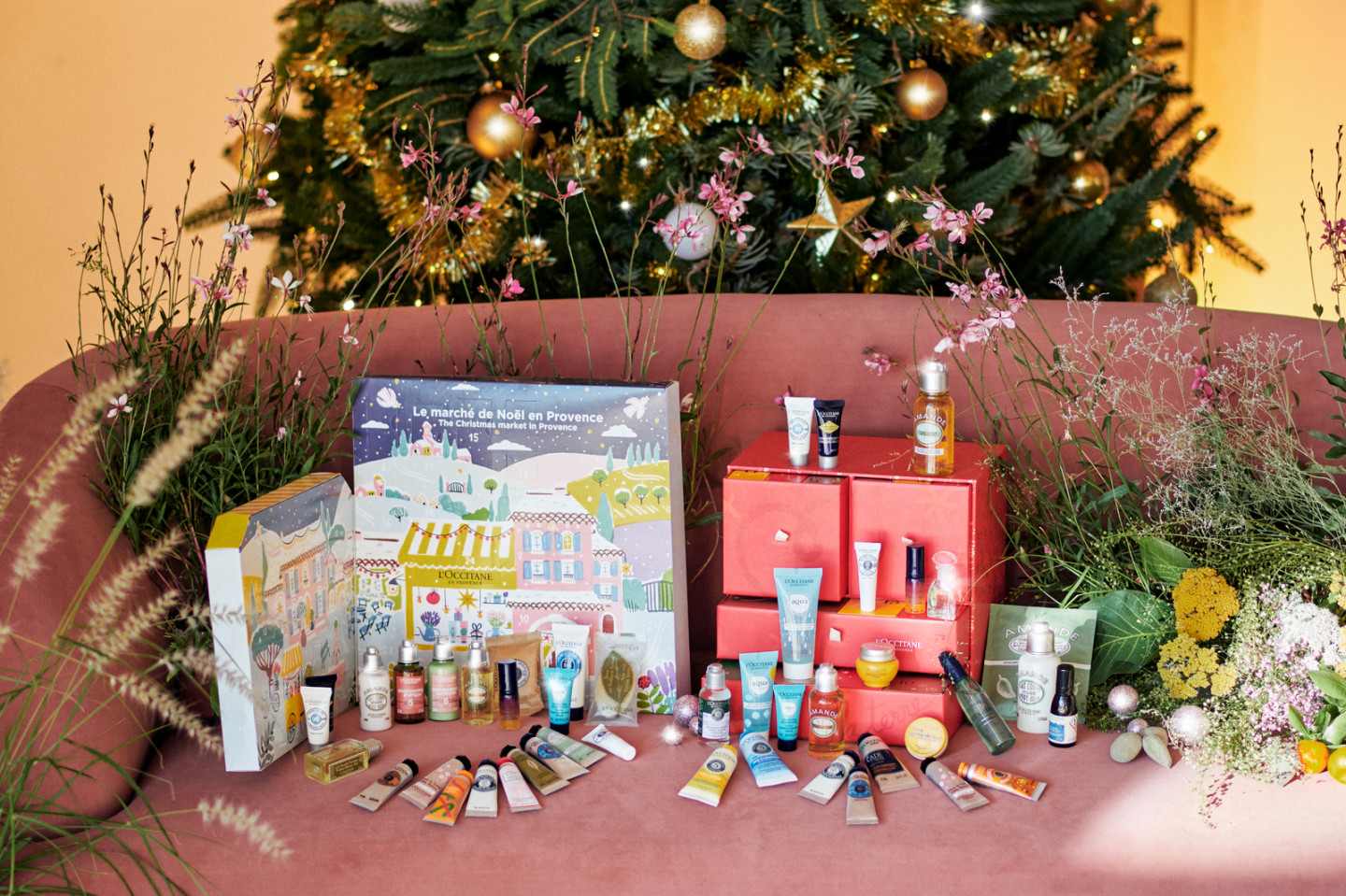 Адвент-календари The Christmas Market in Provence и Luxury Beauty, L’Occitane