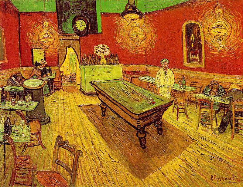 Винсент Ван Гог. «Ночное кафе», 1888 г.