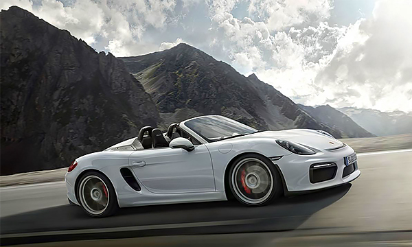 Porsche добавит мощности Boxster Spyder