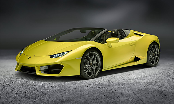 Родстер Lamborghini Huracan получил задний привод