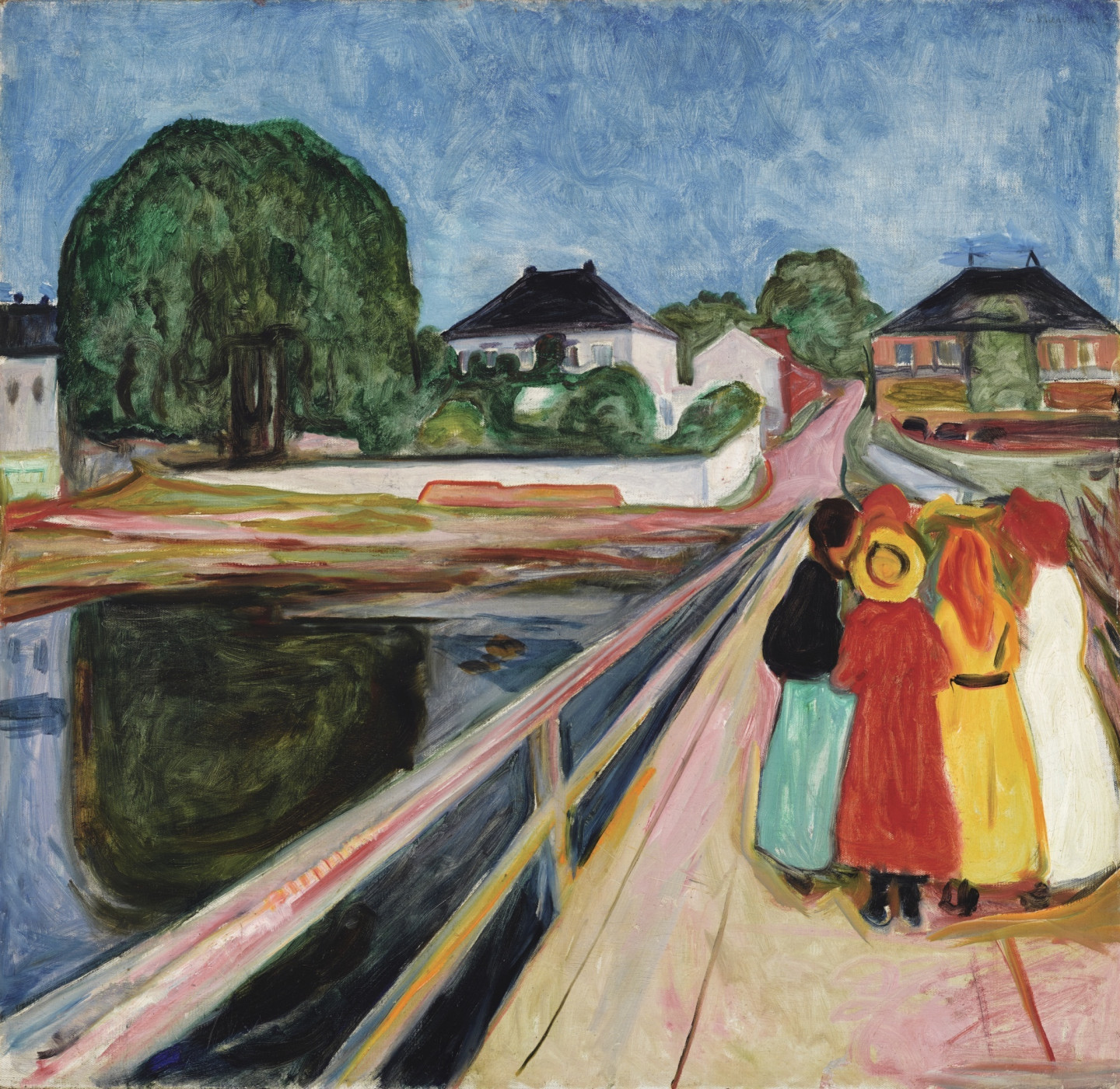 Фото: widewalls.ch/originals/edvard-munch-girls-on-a-bridge/