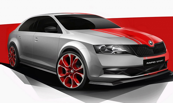 Skoda создала спортивную версию Rapid