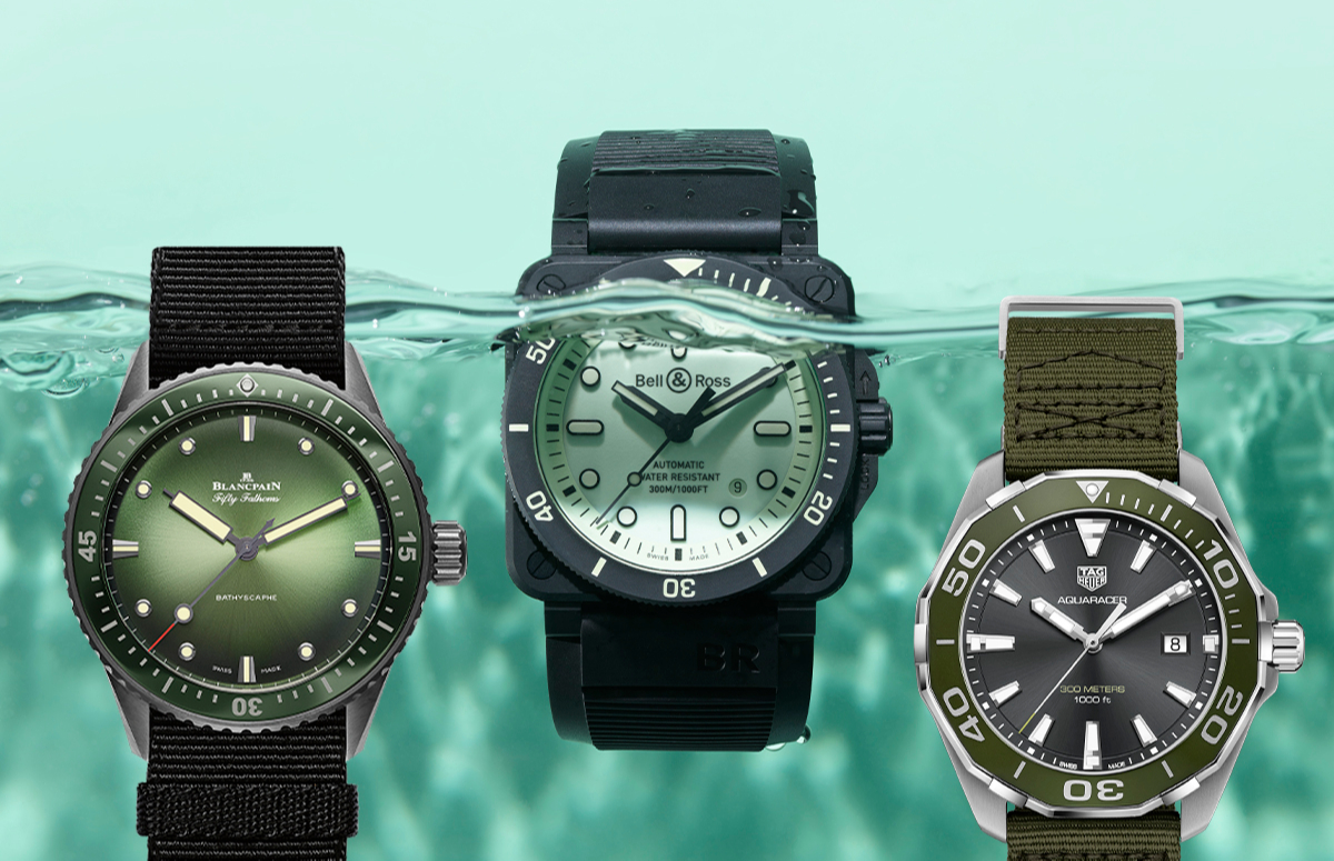 Обзор часов для подводного плавания TAG Heuer, Rolex, Blancpain, Bell ...