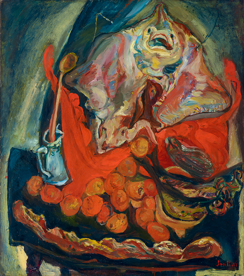 Хаим Сутин. «Натюрморт со скатом». 1923–1924
 