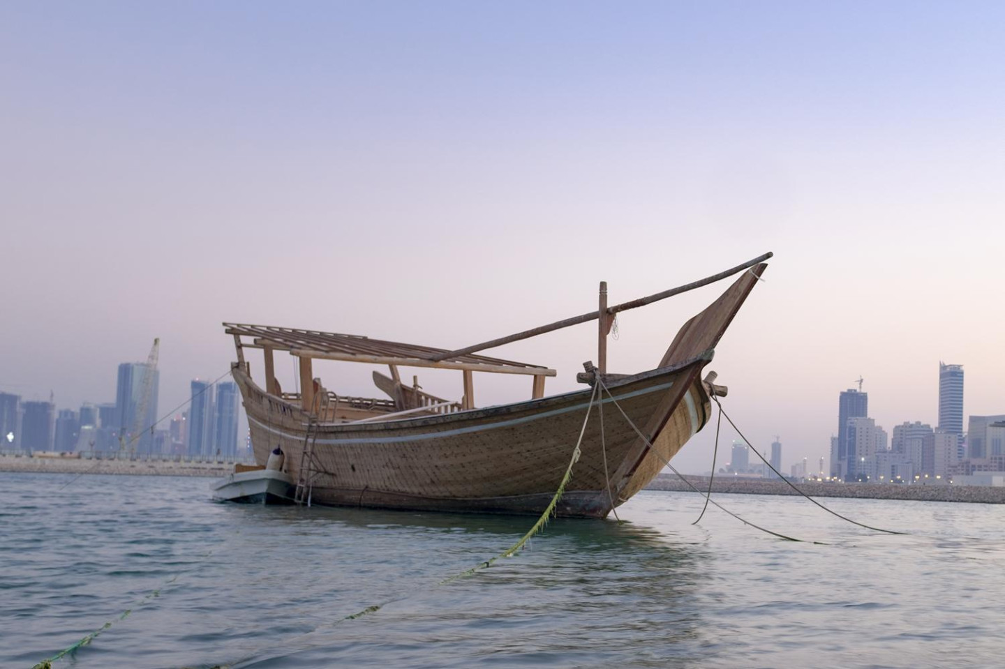 Традиционная лодка для ловли жемчуга
