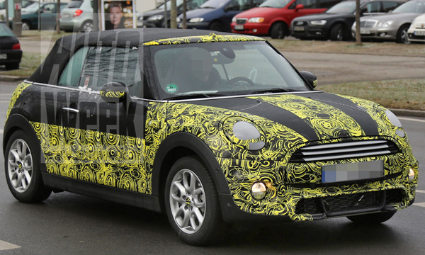 Кабриолет Mini заметили на тестах