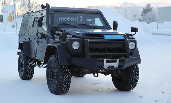 Mercedes вывел на тесты бронированный внедорожник