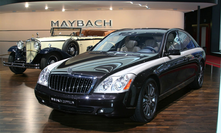 Люксовый седан Maybach Zeppelin показали публике